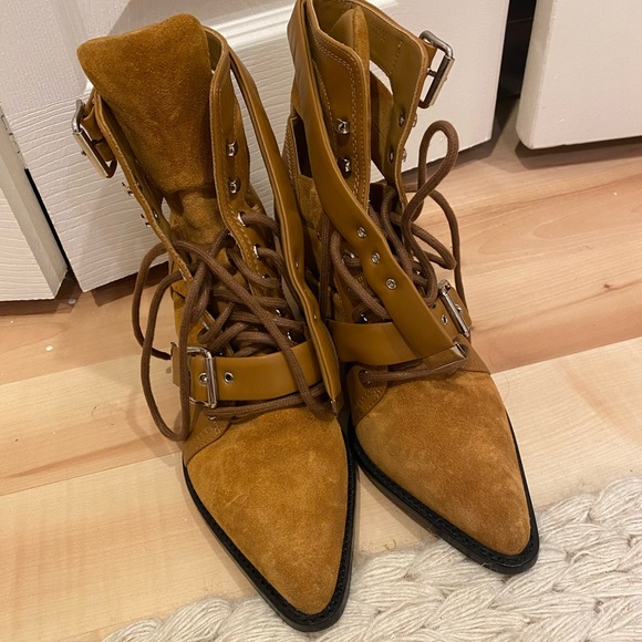 Chloe Rylee Boots in Tan - Picture 1 of 6